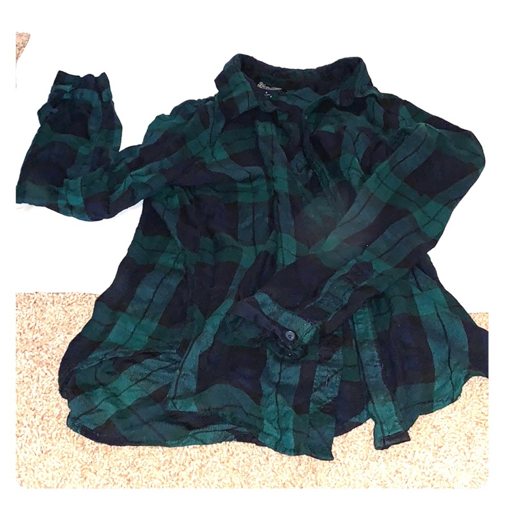 Plaid flannel shirt